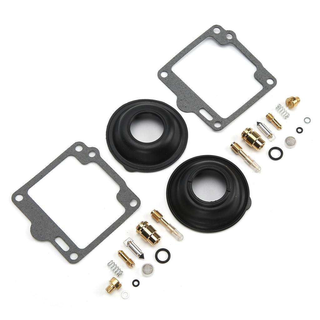 2 Sets Carburetor Rebuild Kit Carb Overhaul Repair Fit for Yamaha XV1100 Virago K&L 19881999