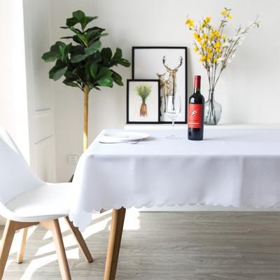 Table Cloth Rectangular Solid Color Elegant Polyester Tablecloth Coffee Table Cover For Dining Table Wedding Party Decoration