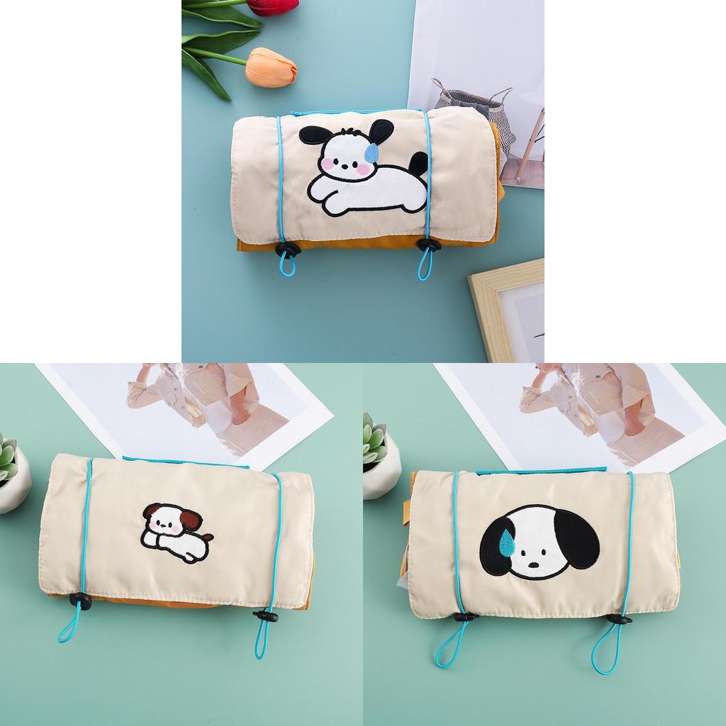 Cute Folding Makeup Bag For Women With Large Capacity And Removable Compartments For Travel And Home Storage