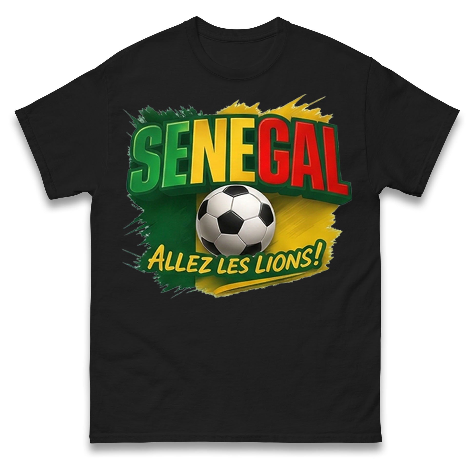 Senegal Allez les Lions T Shirt Tshirt Mens Womens Unisex Tops Tees XL