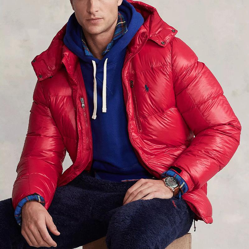 Polo Ralph Lauren Embroidered Zipper Hooded Down Jacket Men Jackets MNPOOTW16020659