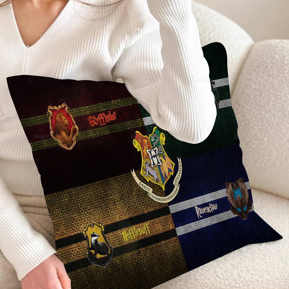 Movie Harrys P-Potter Personalized Pillow Dust Cover Bedroom Kids Party Decoration Pillowcase Birthday Children Gift