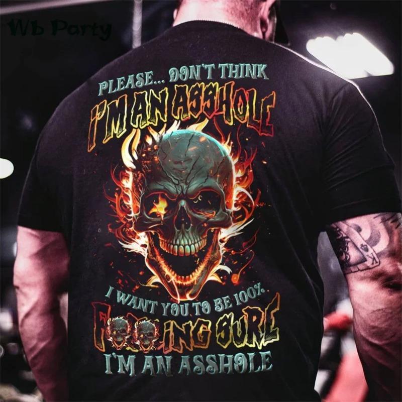 Demon Slayer Halloween Joint T-shirt 2025 Men's Summer New Kokushibo Anime Print American Trend Casual Loose Short Sleeved Top