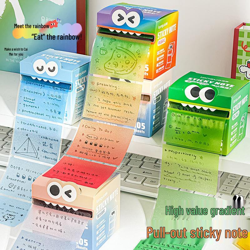 

Перламутровые выдвижные стикеры: Прозрачный, Пишущий гелевыми и шариковыми ручками для студентов Blue Sea Light (108 sheets)