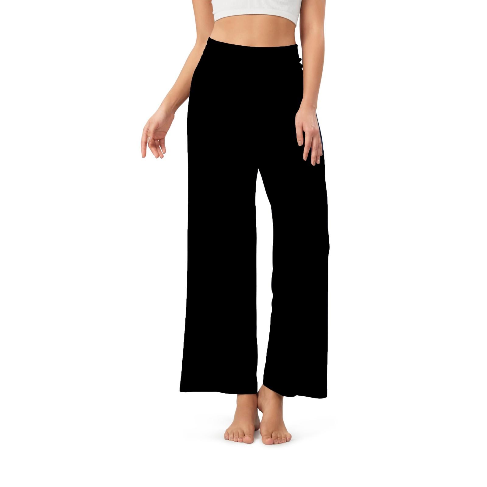 

Детские однотонные повседневные брюки, свободные штаны для йоги, спортивные штаны, длинные брюки 120 чёрный