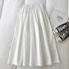 Skirt Women Summer Casual Versatile Elastic High Waist Loose Skirt Oversize Stretchy Cotton Dresses