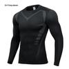 Men's Quick-Dry Long Sleeve Sports Shirt: Basketball, Running, Cycling, Fitness Wear, High Elastic & Breathable.