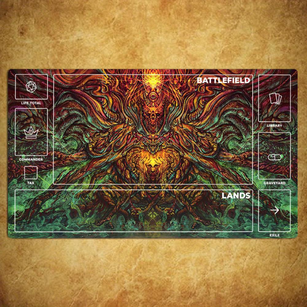 Tentacle Tree Monster Magic Card Battle Mat TCG Playmat Anti-Slip Base Gathering Gaming Mat Board Game Mat for TCG