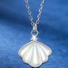 BELLA BOX New 925 Sterling Silver Style, Light Luxury, A Lifetime White Mother-of-pearl Collarbone Chain Accessory