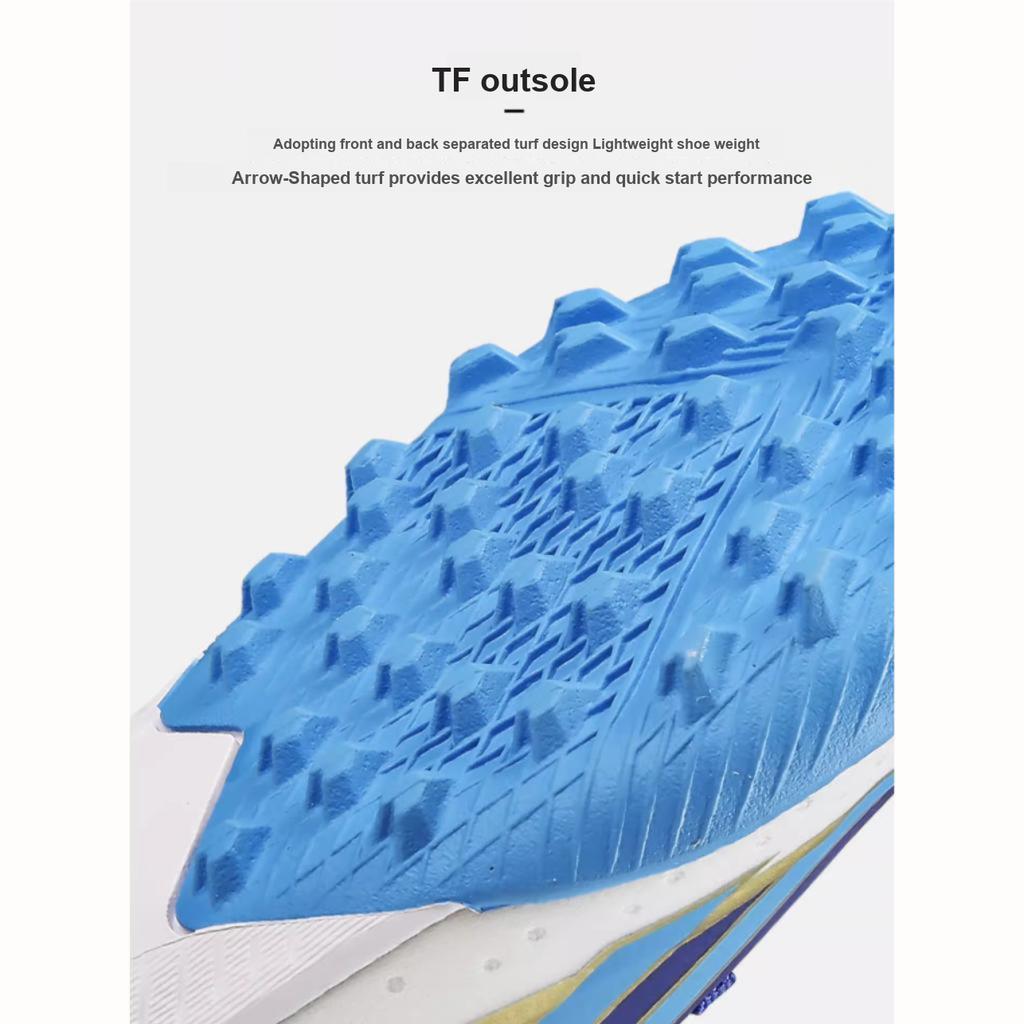 Adidas Crazyfast Messi Liga Turf Lucidní modrá Modrá záře Cloudově bílá (GS) Dětské tenisky ID0716