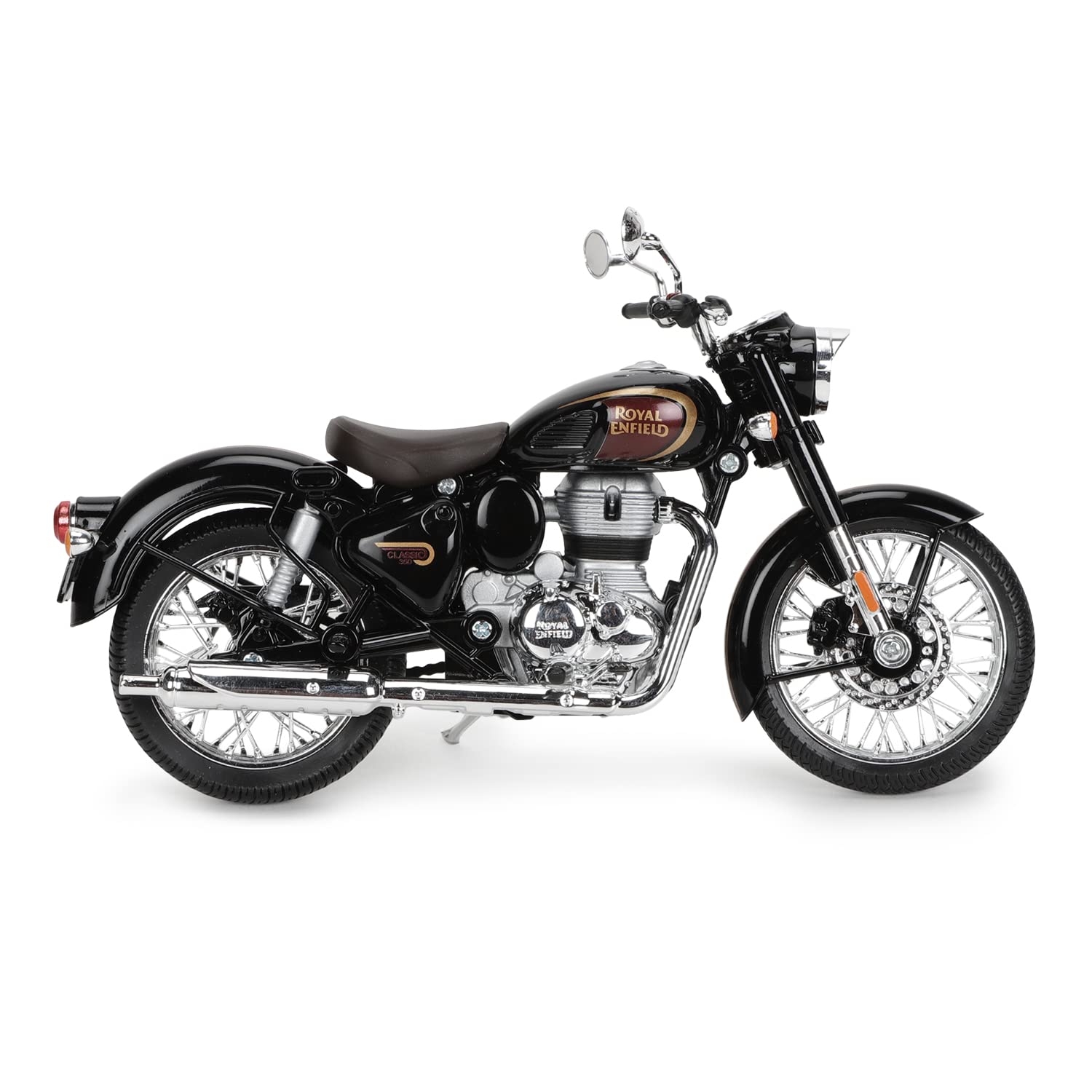 ROYAL ENFIELD HALCYON BLACK SCALE MODEL