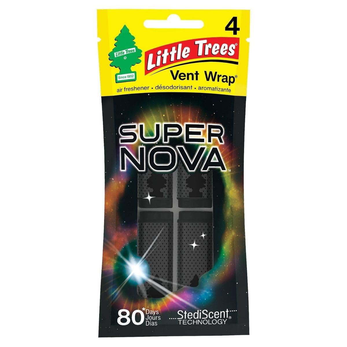 

LittleTrees Vent Wrap (SUPERNOVA) Air Freshener Automotive Air Conditioner Vent чёрный