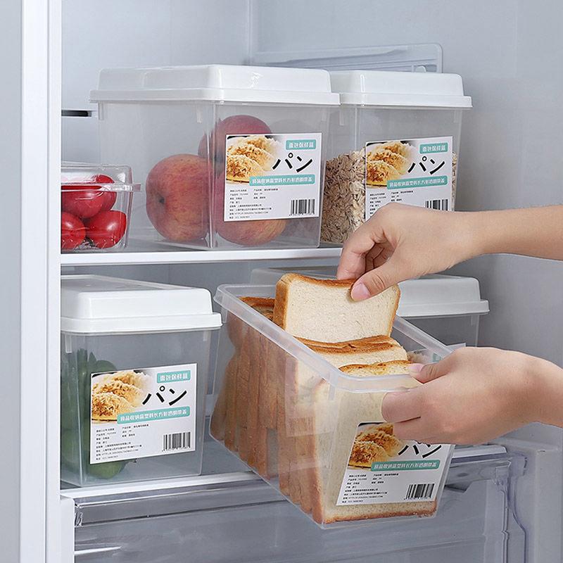 Brot Toast Kühlschrank Crisper Aufbewahrungsbox Küche Kunststoff Lebensmittelbehälter Box