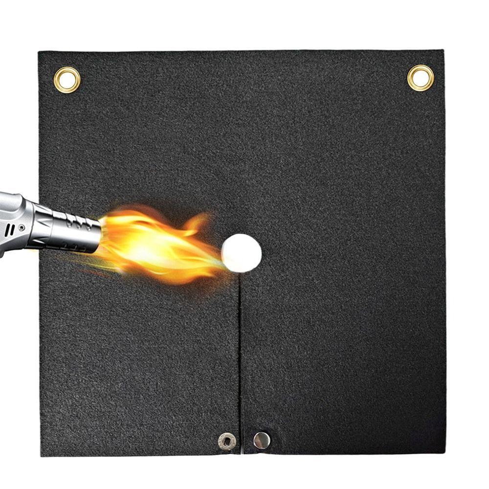0Flame Resistant Up To 3000℉ Fireproof Welding Blanket Heat Shield Mat  For Brazing Soldering