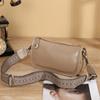 Women's Cowhide Underarm Shoulder Bag Ladies Fashi Cow Genuine Leather Crossbody Messenger Bag Designer Luxury Retro Handbag