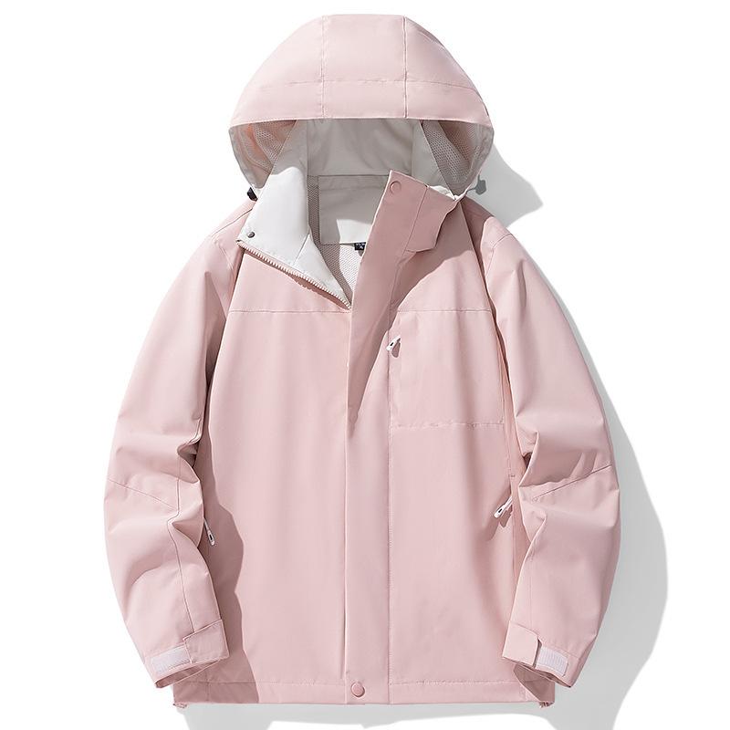 New Men's Spring and Autumn Thin Coat Couple's Single Layer Waterproof Windbreaker Outdoor Fishing