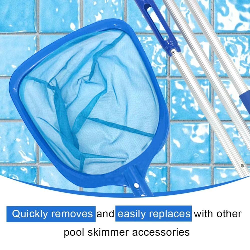 Durable Mesh Pool Cleaning Nets Lightweight Leaf Catcher Net Bag Telescopic Pond Net  Leaf Removal