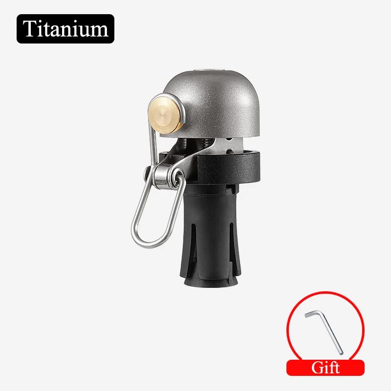 

1PC Bicycle Bell Copper Alloy 18-25mm Handlebar Plug Bell Waterproof High Decibel Ring Alarm MTB Road Bike Horn Bike Accessories