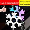 Douyin Snowflake Wrench: Multi-Function Hexagonal & Octagonal Screwdriver, Portable EDC for Outdoor Use