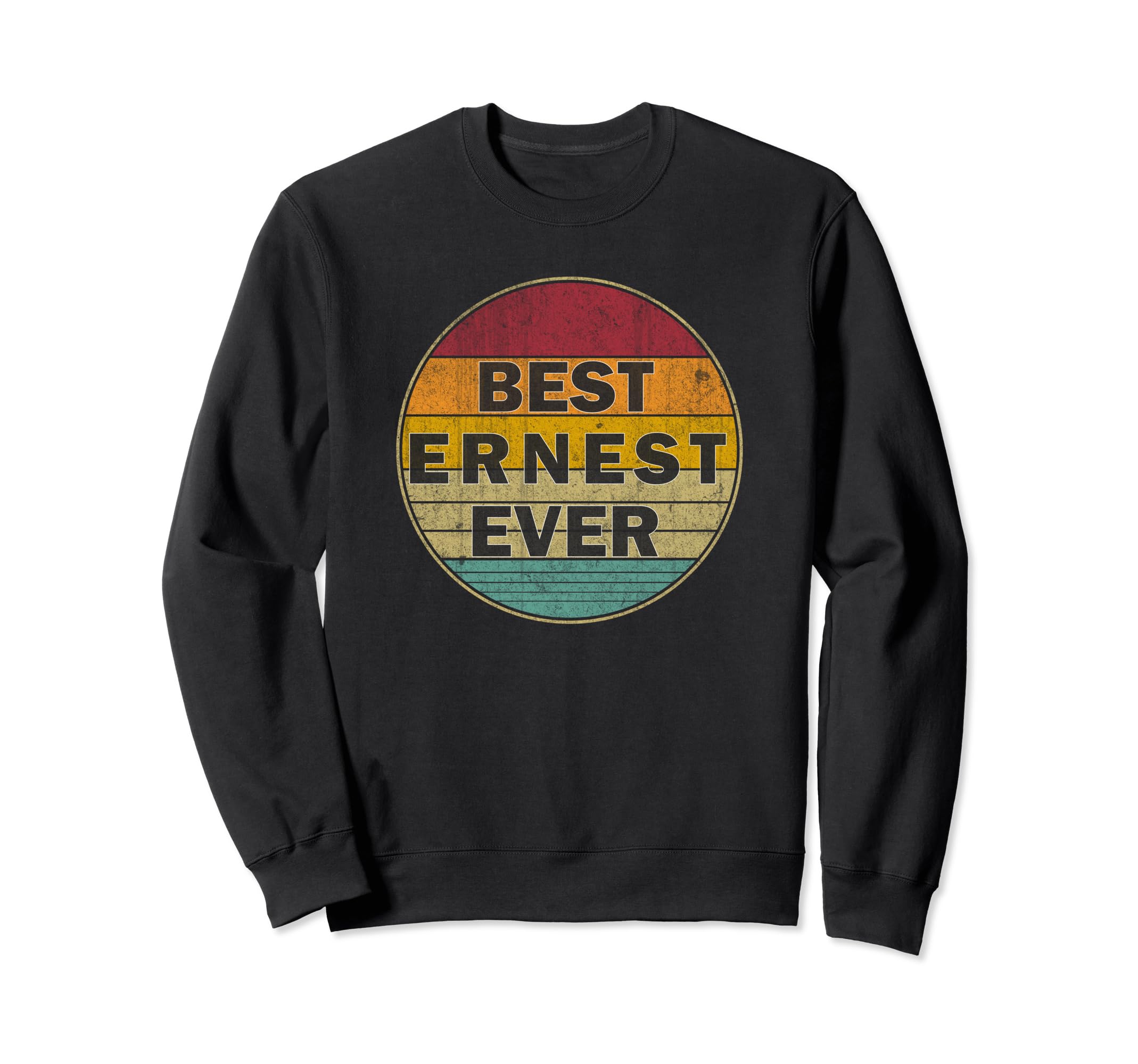 

Personalized I love Ernest Retro Vintage Style Sweatshirt