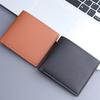 New Men Short PU Leather Wallet Simple Solid Color Thin Male Credit Card Holder Small Money Purses Business Foldable Wallet NEW