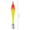 5Pcs Luminous Squid Jigs Hook Fishing Lures Baits Tackle for Sea Fresh Waterred Head Light Green