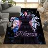 Gothic Fantasy Portrait Customize Your Name Floor Mat Perfect for Game Room Hallway Study room Dining Room Anti-slip Rug Anime Office Decor
