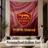 Custom Text Tapestry AS Roma Print Wall Tapestry Indoor Living Room Wall Decor