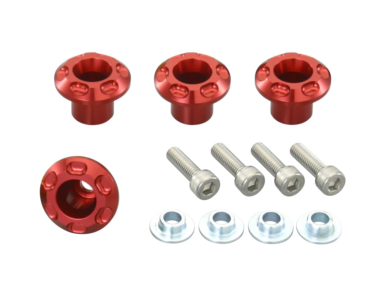 

KITACO Vivid Washer Set Majesty S/N-Max Red Anodized 090-7000030