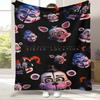 Coperta in Flanella Horror Freddy F-FNAF Games, Coperta in Peluche Calda Ultra Morbida per Casa Camera da Letto Letto Divano Ufficio Campeggio Picnic