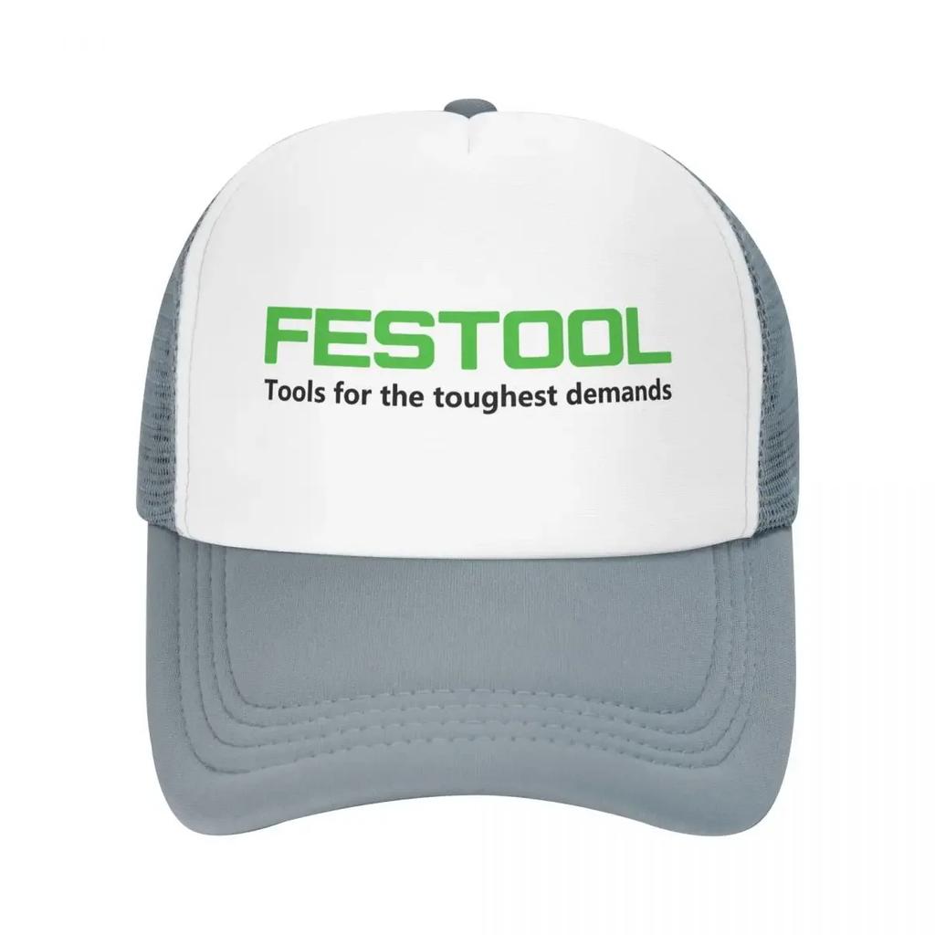 Custom Fashion Festool Logo Baseball Cap for Unisex Women Adjustable Trucker Hat Sports Snapback Caps