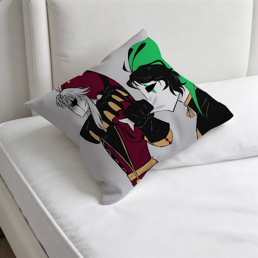 FFreak PPierrots CCircus Square Pillow Cover Decorative Throw Pillow Case for Sofa Couch Bed Home Car Living Room Decoration