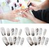 Hand-painted Chinese Ink Mountain And Water Nail Sticker Wearable Artwork False Nails For Women
