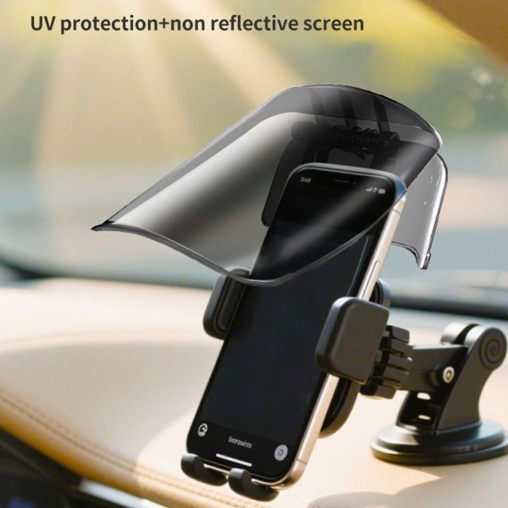 Sun Hat Style Phone Mount Sun Shade Universal Fit Rainproof Phone Helmet Visor Adjustable Creative Extended Sun Visor Cycling