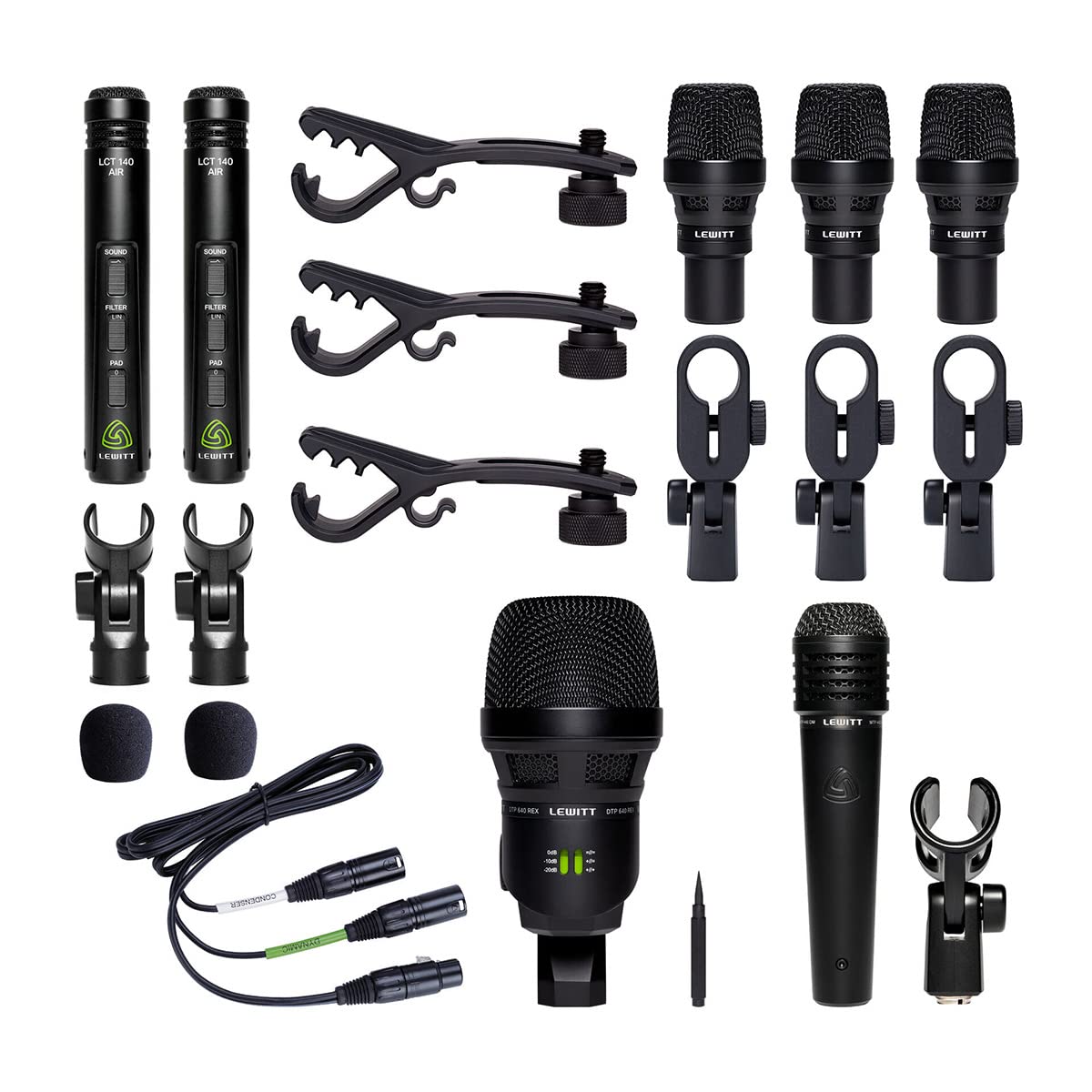 

LEWITT Microphone Set Drum Recording BEATKIT PRO