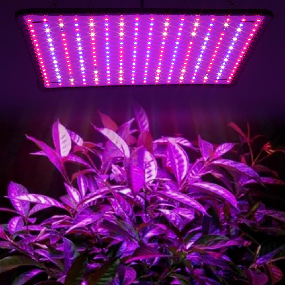 45W Full Spectrum Grow Light Red + Blue + White Square Full Spectrum Plant Light LED Grow Light for Sowing Grow Tent Greenhouse