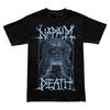 2025 New Napalm Death Grinding Heavy Metal T-shirt Cotton Round Neck Street Hip-hop Style Top Retro Comfortable Street T-shirt