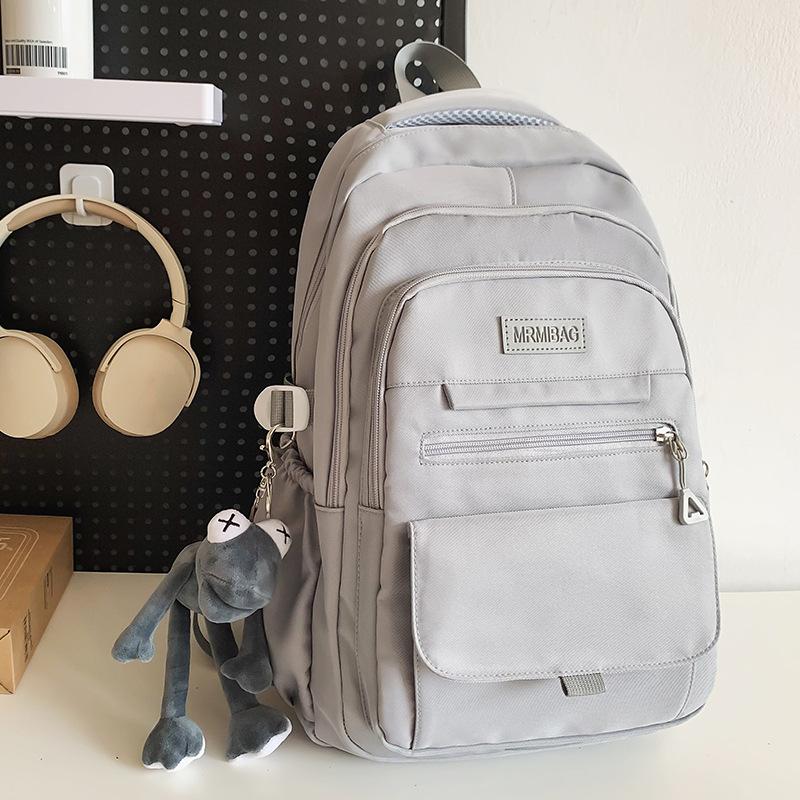 School Bag Elementary School Girl College Student Burgundy Backpack Male Junior High School Student High School Student Backpack