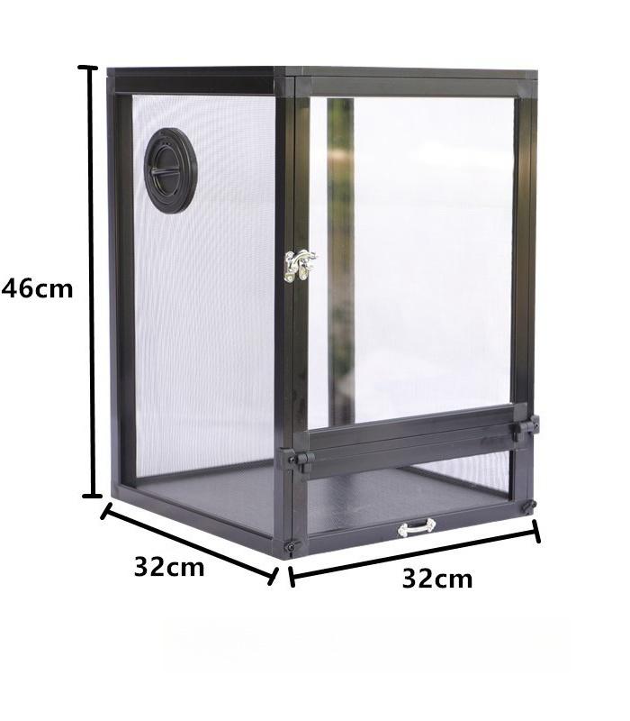Aluminum Alloy Cage For Chameleon Horned Frog Lizard Breeding Box