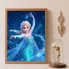5d Diamond Painting, Elsa Diamond Art Painting Diy Handmade Sticker Gift, Home Decoration Painting