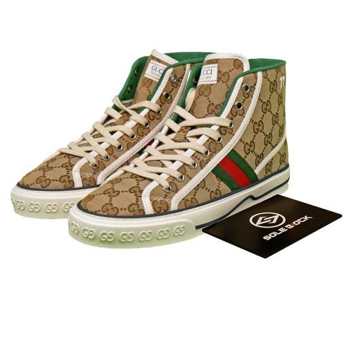 

Жіночі кеди Gucci Tennis 1977 з канвасу, повсякденні, модні, колір ебоні, 627838 HVK70 9765 EU 38 ебеновий