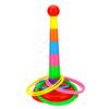 Dziecięca interaktywna gra w rzucanie kółkami: Plastikowa zabawka do układania pierścieni dla zabawy na ulicy i nocnym markecie