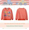 European & American Boys' Autumn Round Neck Hoodie - Long Sleeve Pullover Sweatshirt