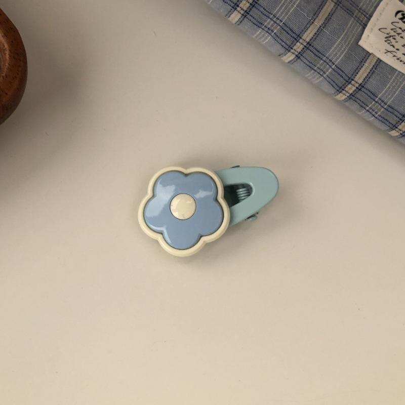 Bear Hairpin Girly Heart Cute Ins Side Bangs Clip Sweet Flower Broken Hairpin Headgear Cartoon Hair Accessories hair clips*10pcs