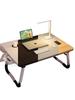 Compact Folding Bedside Table - Study Desk & Laptop Stand