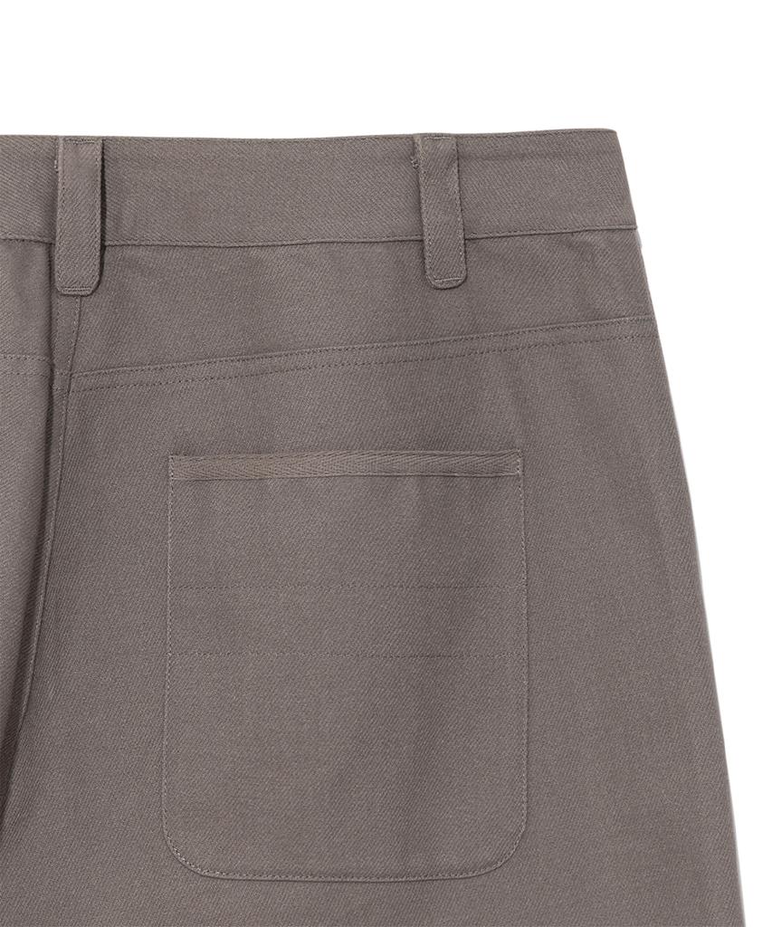 THE COLDEST MOMENT Tcm Folding Button Pants (Brown)