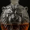 280ml Whiskey Decanter with Leak-Proof Seal Stopper Lion Design Large Capacity Glass Decanter Red Wine Decanter