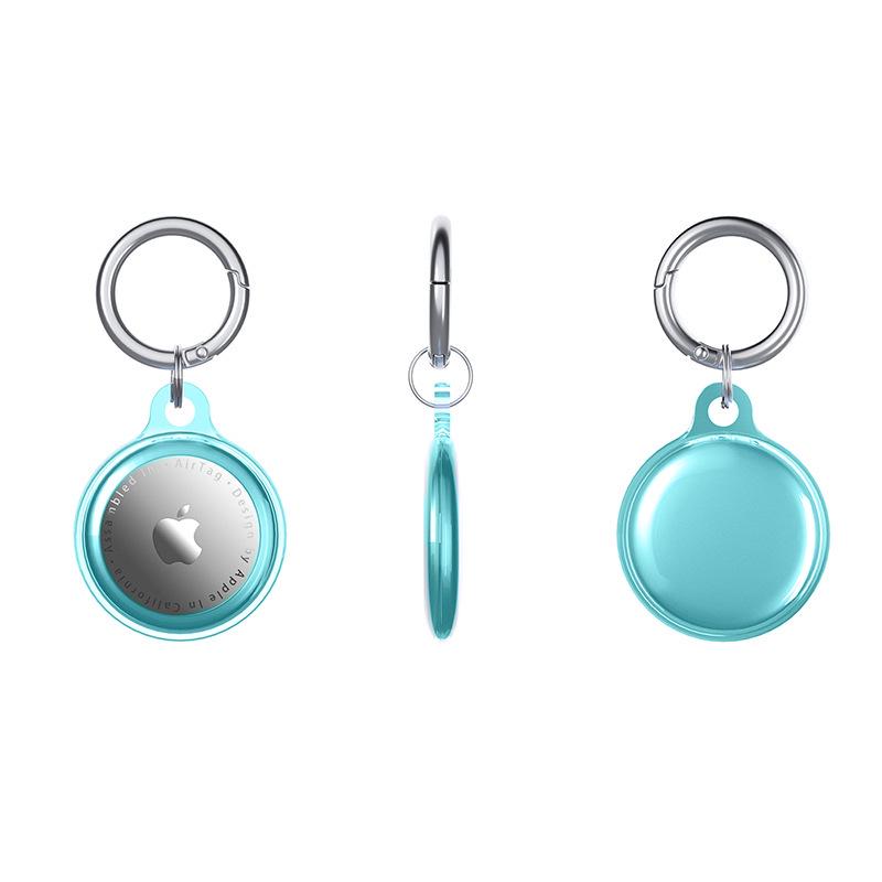 Apple AirTag Transparent Protective Case – Anti-Lost Soft Keychain Holder