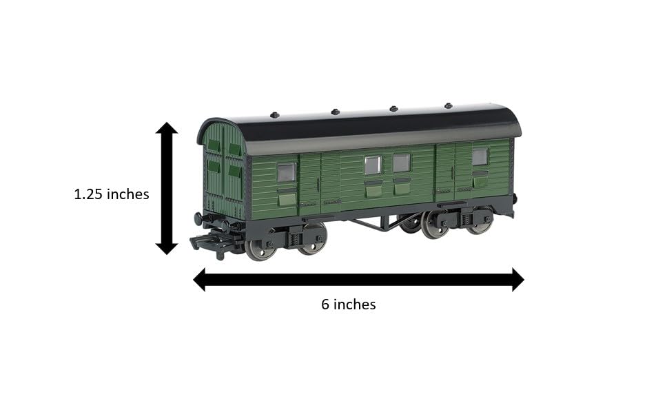 Bachmann HO Gauge Thomas the Tank Engine Mail Model Railroad Freight Car Car, Green, 28-77018,