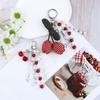Cherry Shape Keychain Fashion Keyring Pendant Car Key Chain Hanging Ornaments Keyholders Bag Pendant Charm Decorations